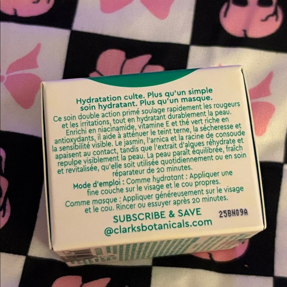 Clark’s Botanicals Deep Moisture Mask Redness Rescue & Daily Plumping Cream - Picture 6 of 8